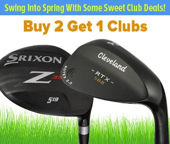 Buy 2 Get 1 Golf Clubs