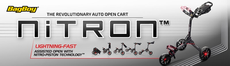 New Bag Boy Golf Nitron Limited Edition Auto-Open Push Cart