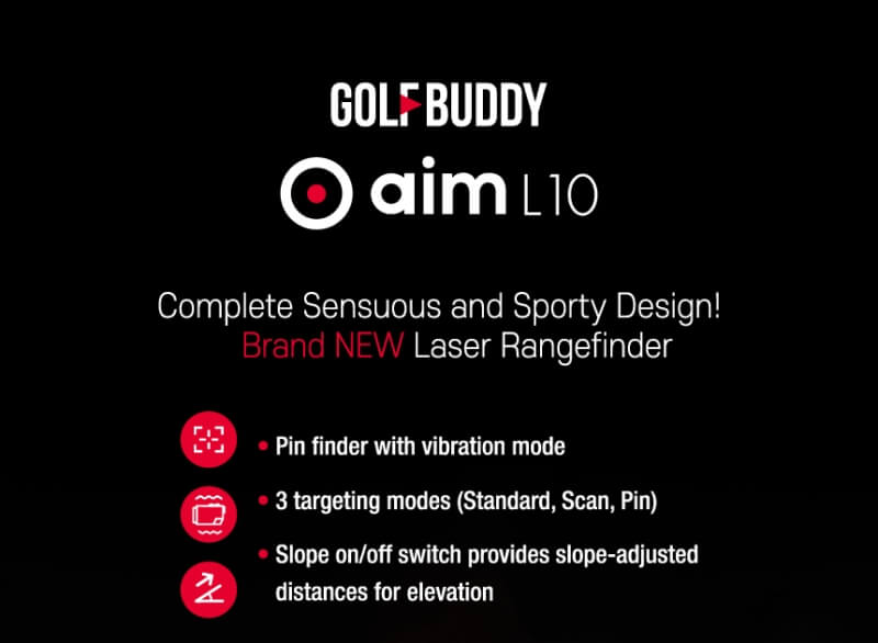 New GolfBuddy Aim L10 Rangefinder AIM-L10 5